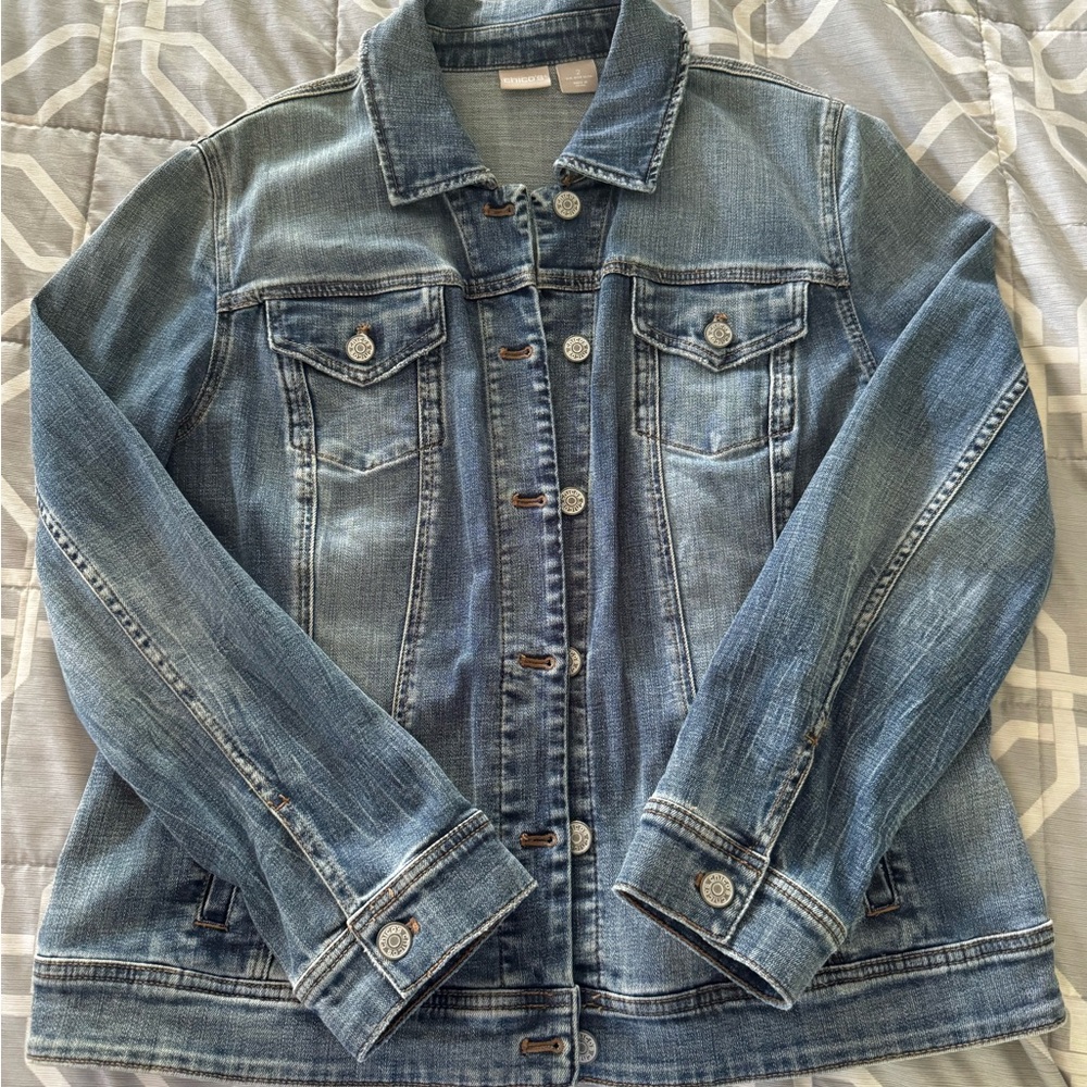 Chicos denim jean jacket